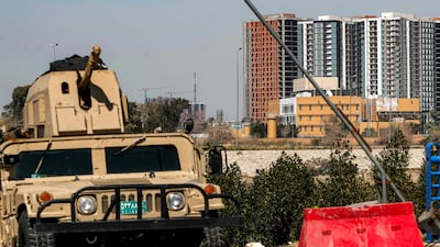 Iraq is home to both US and Nato forces and an array of pro-Iran factions, leaving it exposed to the crossfire of the regional war. AFP