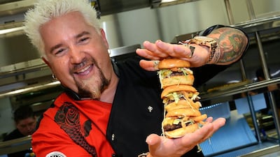 Reel Cinemas and celebrity chef Guy Fieri have teamed up for a cinema in Jebel Ali Recreation Club. Ethan Miller / Getty Images for Caesars Entertainment / AFP