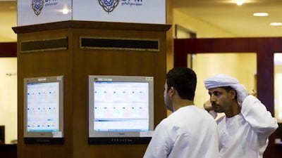 Dubai Financial Market in the World Trade Centre in Abu Dhabi. Christopher Pike / The National