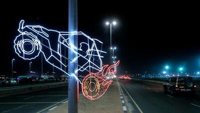 By night, UTV (utility vehicle) owners take part in races and events. Victor Besa / The National