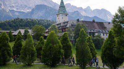 Elmau Castle in southern Germany, the venue for the G7 summit. AFP