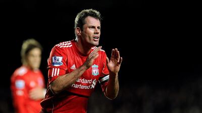 Alongside Steven Gerrard, Jamie Carragher formed the bedrock of the Liverpool team of the past decade until his retirement in 2013. John Powell / Getty