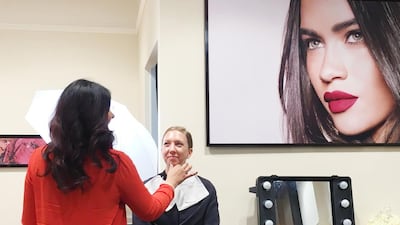 Tayaba Jafri hosts a Laura Mercier make-up masterclass in Dubai. Courtesy Hafsa Lodi