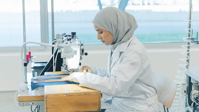 One of the students at the Prada Academy in Scandicci. Photo: Prada