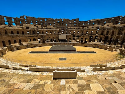 El Jem Roman Colosseum in Tunisia. Photo: Ghaya Ben Mbarek / The National