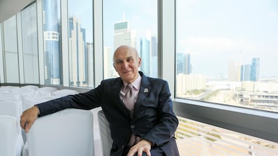 Sir Vince Cable said Premiership Rugby should review its relationship with Gallagher. Sarah Dea for The National