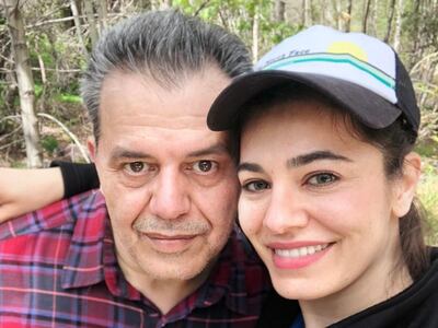 Gazelle Sharmahd with her father Jamshid Sharmahd. Photo: Gazelle Sharmahd