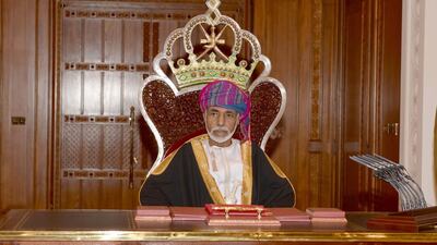 Sultan Qaboos bin Said Al Said is seen addressing the council of Oman in Muscat on Sunday. The Times of Oman