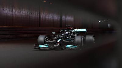Lewis Hamilton of Mercedes during the Monaco Grand Prix. Getty