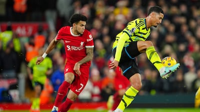 Hardworking performance from Diaz on the left, but he didn't get a chance to test Raya. AP