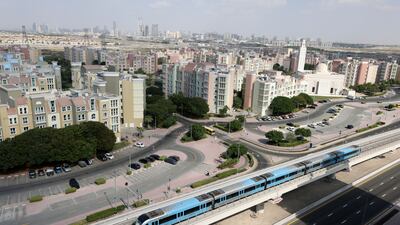 The building is a short walk away from a Dubai Metro station