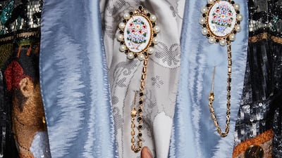 It was a rich, history-laden collection worthy of the Medicis, who presided over Florence in its heyday. Courtesy Dolce & Gabbana