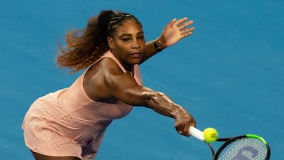 Serena Williams of the USA in action. EPA