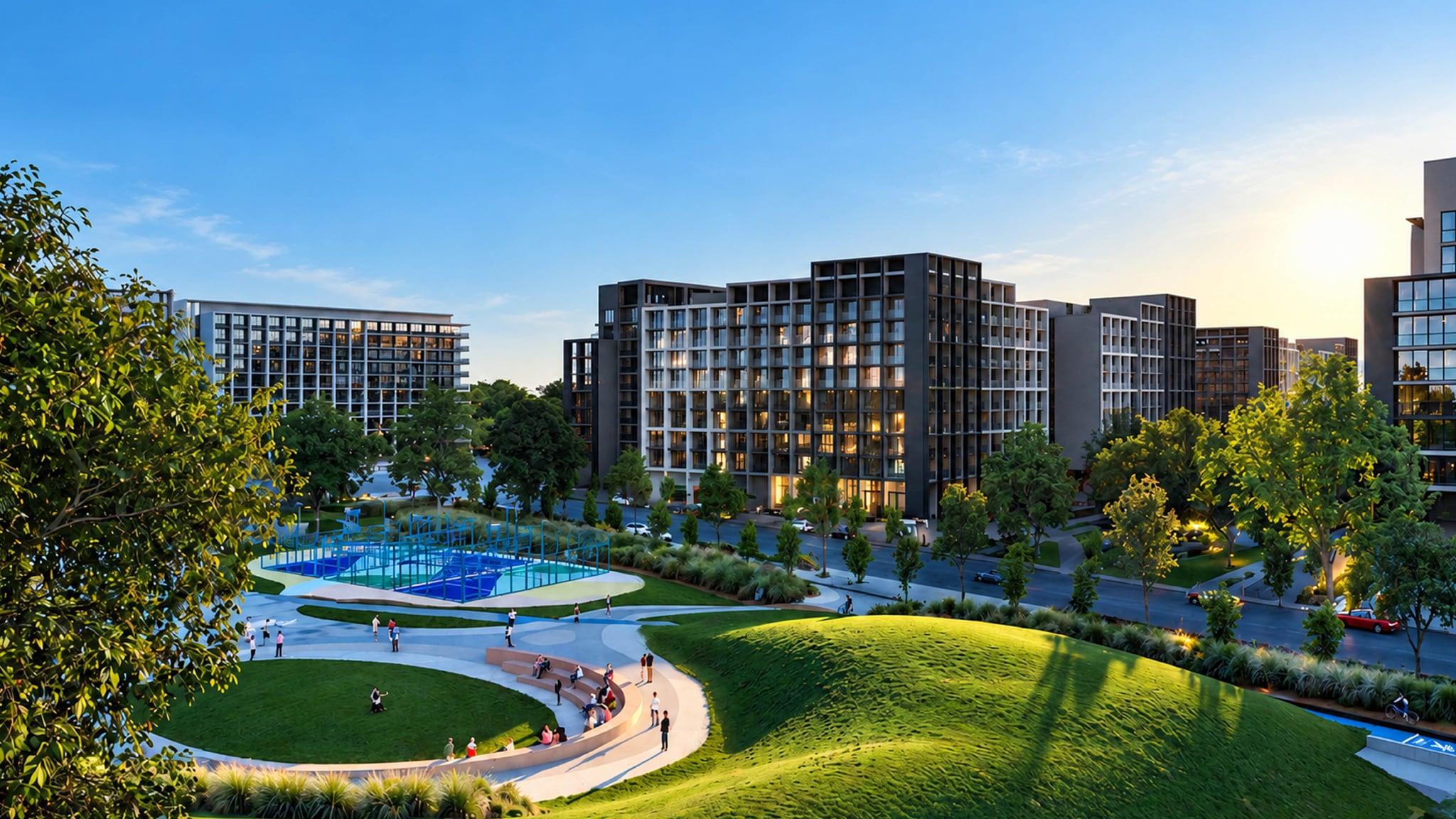 Aljada spans 2.2 million sq m and is expected to consist of about 25,000 homes at full build-out. Photo: Aldar