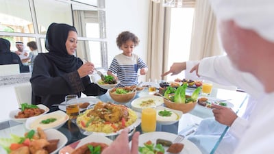 Get the children involved in making your Eid feast, or order in and just make dessert. Getty Images
