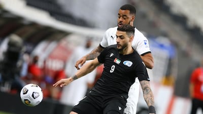Baniyas’ Brazilian forward Joao Pedro against Al Jazira in their Arabian Gulf League Week-17 match at the Mohamed bin Zayed Stadium. Courtesy PLC