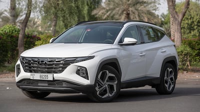 Pricing for the fourth-generation Hyundai Tucson starts at Dh83,900 for the entry model, rising to Dh129,900 for the fully loaded Premium 2.5 AWD flagship, seen here. Photos: Antonie Robertson / The National