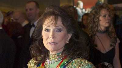 Lynn arrives at the Kennedy Center Honors in 2003. Getty Images / AFP