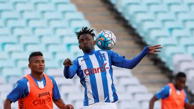 Honduras players train ahead of the second leg of their World Cup play-off with Australia. Claims subsequently were made that Australia had to try and spy on them with the use of a drone. Daniel Munoz / Reuters