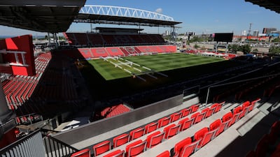 The BMO Field stadium in Toronto, Canada, will host six matches at the 2026 Fifa World Cup. Reuters