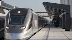 Etihad Rail launched its landmark passenger line on June 30. Photo: EPA