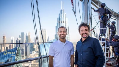 Richard Hammond with Bashar Kassab.