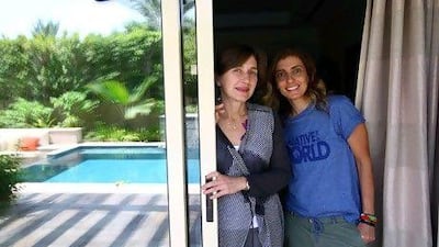Dana Askari, left, and Janine Freiha hope to bring their Candy Cart charity to public hospitals across the UAE. "What we are doing puts a smile on children's faces," Askari says.