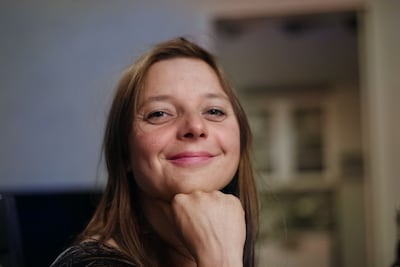 Cecile Kohler, French teacher and trade unionist detained in Iran for 300 days. FAMILY HANDOUT / AFP) /