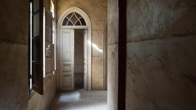 Details from the interior of a 19th century building located near the Taz Palace in Islamic Cairo. Co-owner Shahira Mehrez would like to turn the structure into a boutique hotel but faces many challenges. Dana Smillie for The National