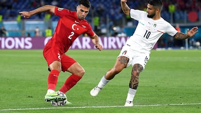 Zeki Celik 5 - The right-back looked to deal well with Italy’s stars in the first half but conceded too much space after the break which was significant in an array of dangerous Italian attacks. EPA