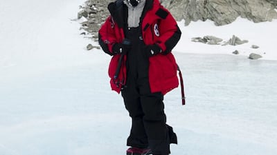 Ameera Al Marzooqi, 29, the first female Emirati to visit Union Glacier, which is sometimes called the heart of Antarctica. She has visited the continent twice.
