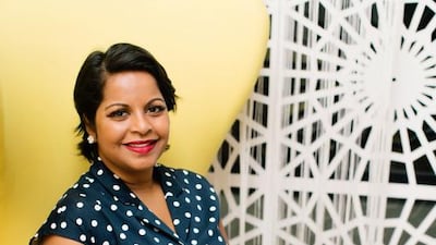 Doha-based author Mohanalakshmi Rajakumar. Juliette Sawyer for The National
