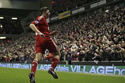 Steven Gerrard the Liverpool legend.