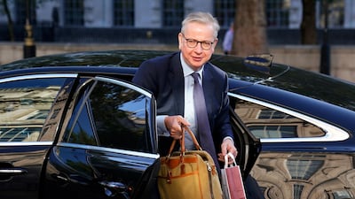 Cabinet minister Michael Gove is preparing for emergency negotiations with the EU after the UK proposed changes to the Brexit deal. EPA