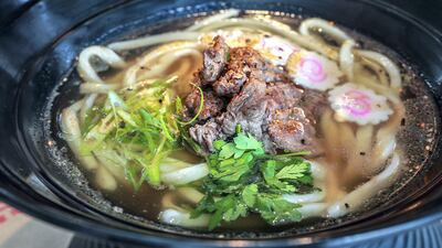 The traditional UDN wagyu combines tender meat with the traditional noodles.