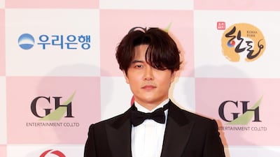 Jae Hee arrives for the 56th Daejong Film Awards ceremony. EPA