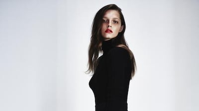 A MODEST AFFAIR: Dress, Dh4,450, M Missoni. Shoes, Dh4,100, Stella McCartney