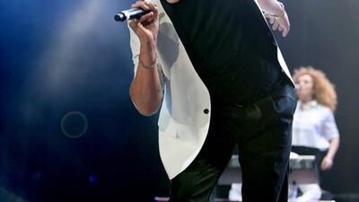 John Newman headlining the concerts to launch Dubai Design District at the weekend. Other performers included Mashrou’ Leila, Talvin Singh and The Narcicyst. Pawan Singh / The National