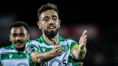 Sporting midfielder Bruno Fernandes has been linked with a move to Manchester United during the January transfer window. EPA