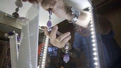 Enny Monaco, which sells jewellery made of semi-precious gems, also designs and distributes for international names such as Versace, Valentino and Missoni. Jaime Puebla / The National