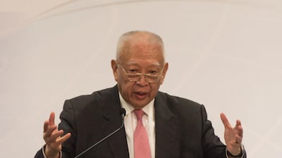 Former Hong Kong chief executive, Tung Chee-Hwa, is not that little bit richer. Anthony Wallace/AFP