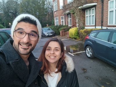 Jordanian citizen Karam Albataineh and his wife Sula Al Khedery. Photo: Karam Albataineh