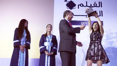 The winner of Best Film at last year’s Arab Film Studio Awards, the second of its kind, was the Dubai-based Sara Saber, from Egypt. Lee Hoagland / The National