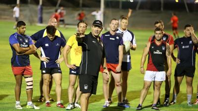 “It could help build momentum playing two weeks in a row, but it will be interesting to see how the players cope,” UAE rugby performance manager Roy Kotze said. “It might be a formula for future circuits. If you are exposed to a tour like this, it is always a good thing." Pawan Singh / The National