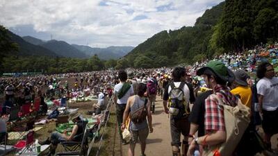 The environment has been the focus of the Fuji Rock Festival since its inception 13 years ago, when a typhoon swept through the valley and cancelled the event.