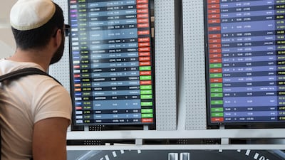 Flights out of Israel's international airport have been grounded following strike call from the country's largest trade union group. AP