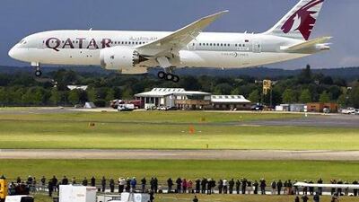 Long-range, twin-aisle aircraft are forecast to lead the order books of the region's leading carriers such as Qatar Airways. Lefteris Pitarakisn / AP Photo