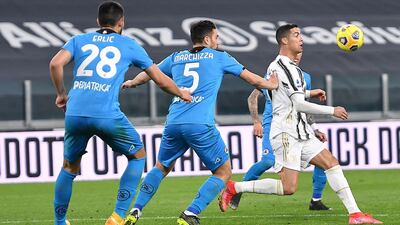 Juventus' Cristiano Ronaldo in action. EPA