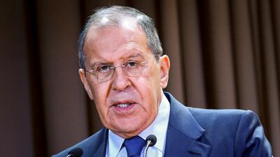 Russian Foreign Minister Sergey Lavrov said Nato was not interested in dialogue 'and work as equals'. AP