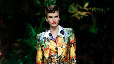 Matching waistcoats at Dolce & Gabbana